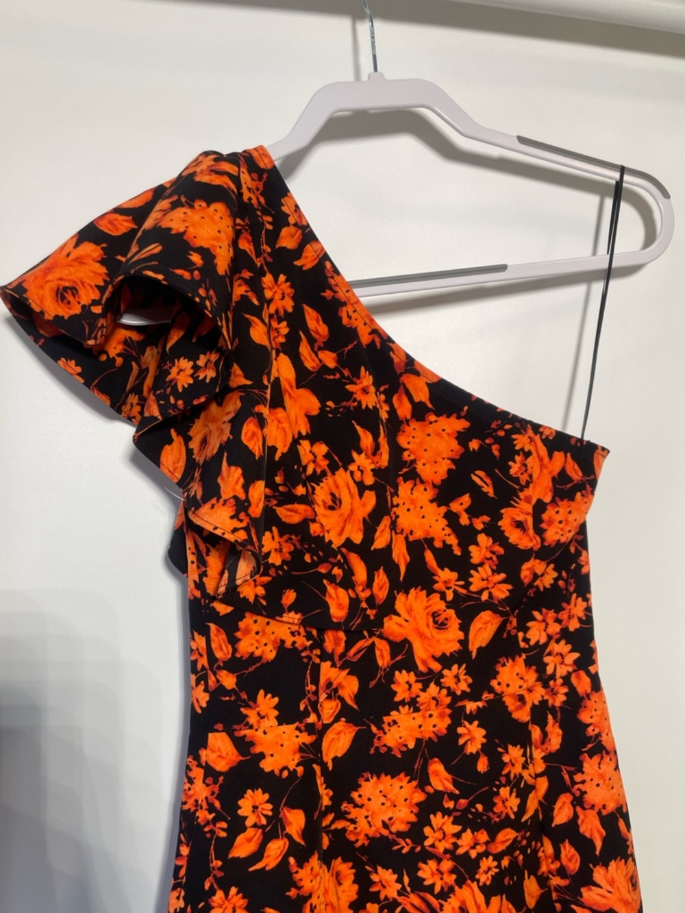 NWOT Chelsea28 One-Shoulder Ruffle Dress - Picture 3 of 6